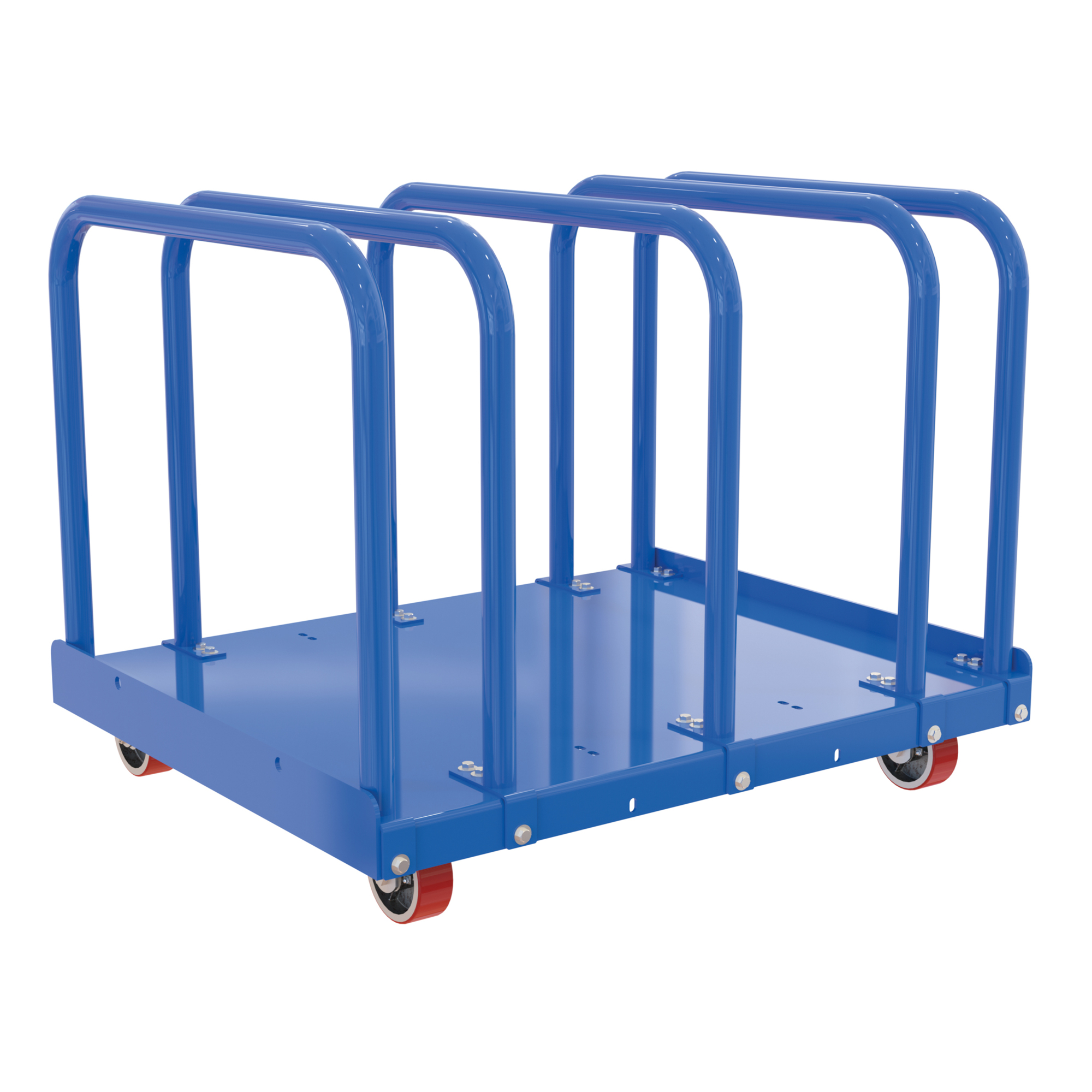 Vestil Adjustable Bay Panel Cart - 44in. Width, 4000 lb Capacity, Steel, 34.25in. Height, Model# PRCT-HD-44-AB